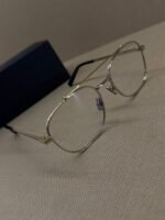 Dior- DiorBotanicaO S6U Geometric Silver-Tone Glasses - Image 3