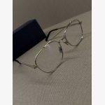 Dior- DiorBotanicaO S6U Geometric Silver-Tone Glasses - Image 3