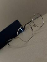 Dior- DiorBotanicaO S6U Geometric Silver-Tone Glasses - Image 4