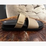 EMBOSSED SLIDE SANDALS - Image 2