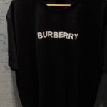 BURBERRY-logo-print cotton T-shirt