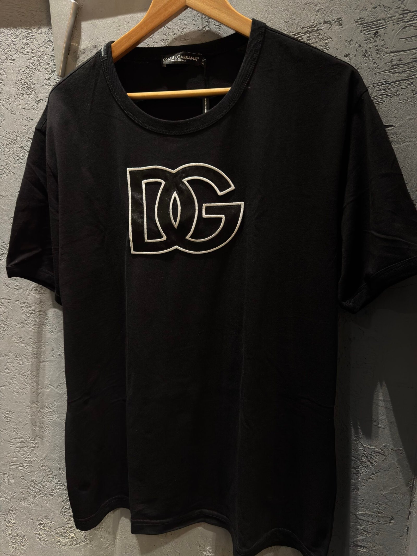 img_1296-3 DOLCE&GABBANA- Logo T-shirt in Jersey - Image 1