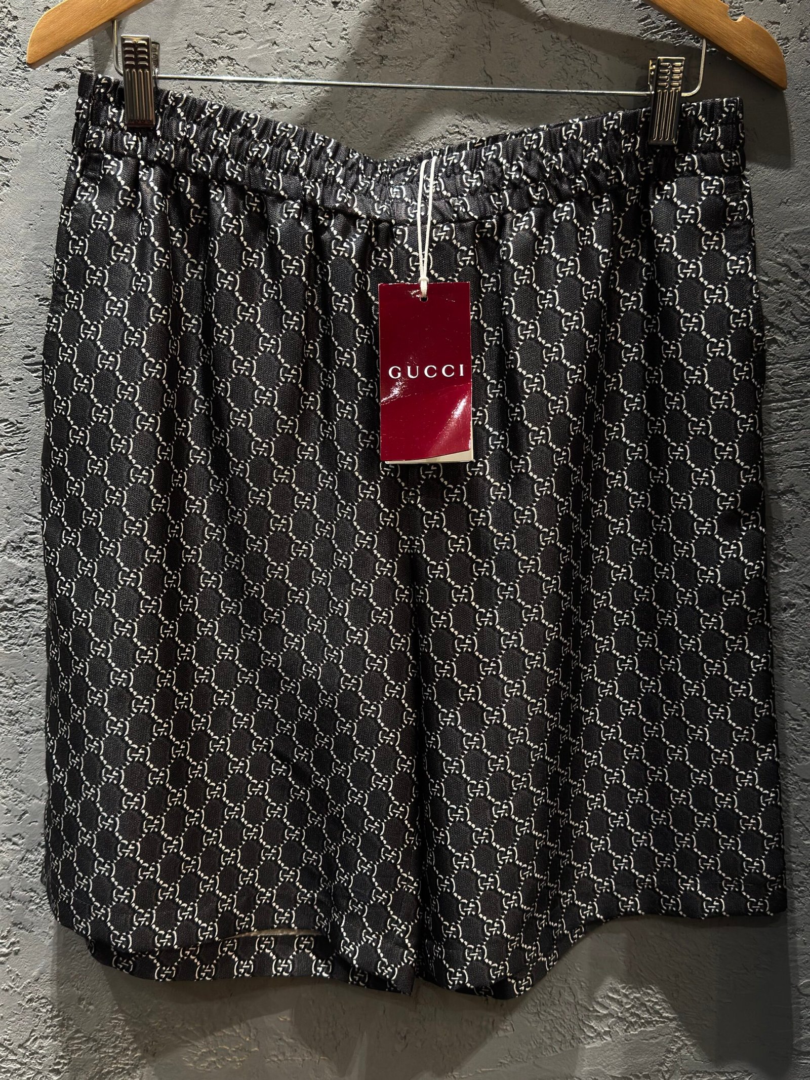 img_1324 GUCCI-MONOGRAM SHORTS - Image 1