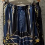 VERSACE-Nautical-print Shorts in Silk
