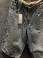 ZARA-VINTAGE-EFFECT BAGGY FIT DENIM BERMUDA SHORTS - Image 4