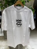 TEXTURED SLOGAN T-SHIRT