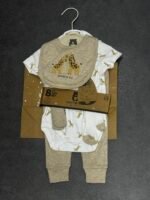 Rabbit + Bear Organic 8-Piece Baby Layette Gift Set