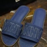 WILLOW DENIM FLAT SLIDE
