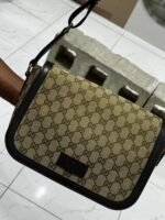 GG CANVAS FLAT SHOULDER MESSENGER - Image 4