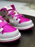 Nike Air Jordan 1 Mid (TD) "Iris Whisper/Fire Pink" - Image 3