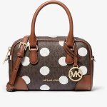 THOMPSON EXTRA-SMALL POLKA DOT SIGNATURE LOGO SATCHEL - Image 2