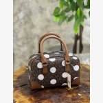 THOMPSON EXTRA-SMALL POLKA DOT SIGNATURE LOGO SATCHEL - Image 3