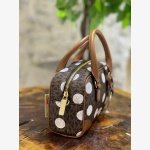 THOMPSON EXTRA-SMALL POLKA DOT SIGNATURE LOGO SATCHEL - Image 6