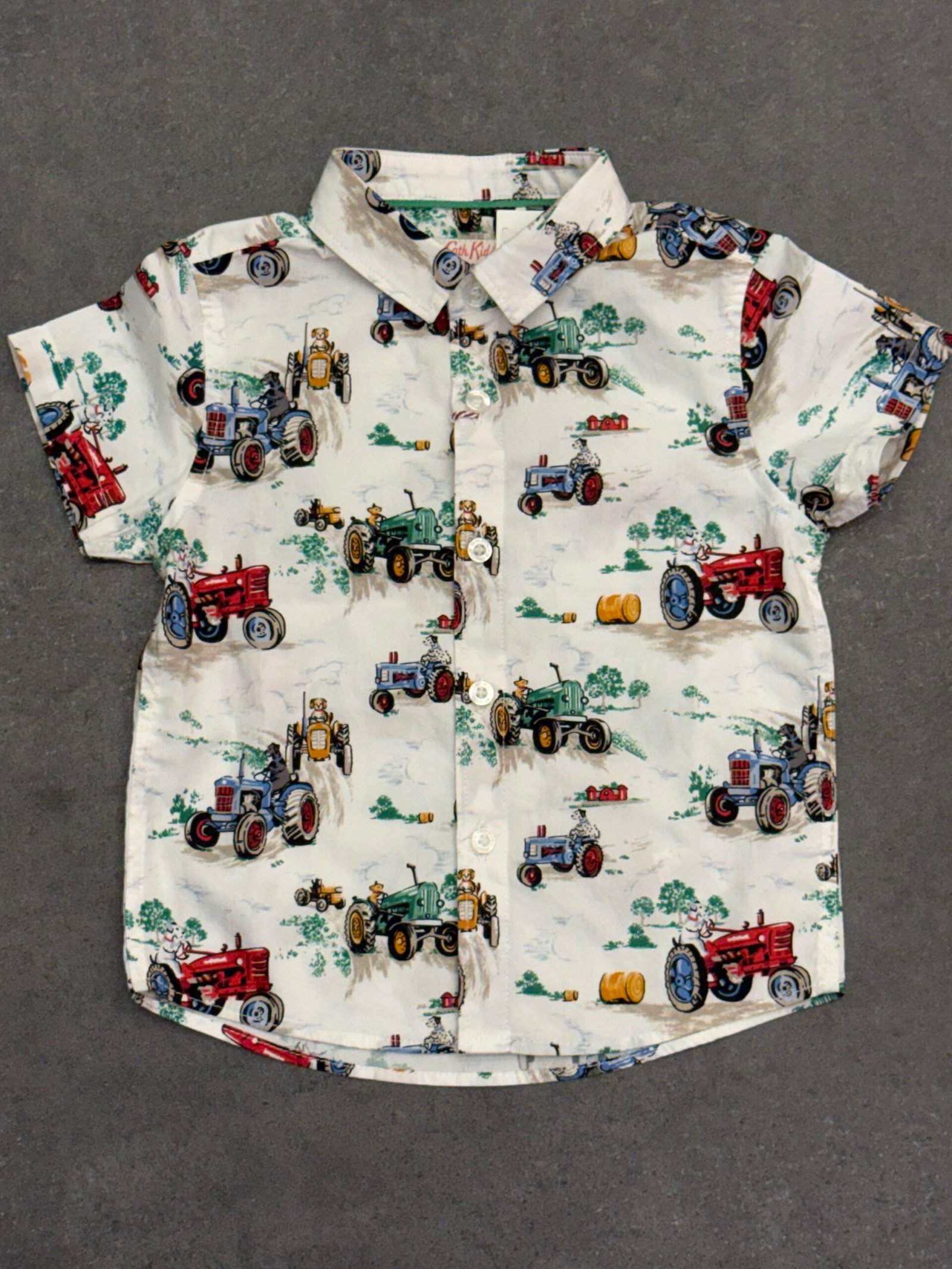 img_9604-3 Zara Kids Baby Plaid Flannel Button-Up Shirt - Image 1