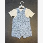 Two-piece baby shortall set - Image 2