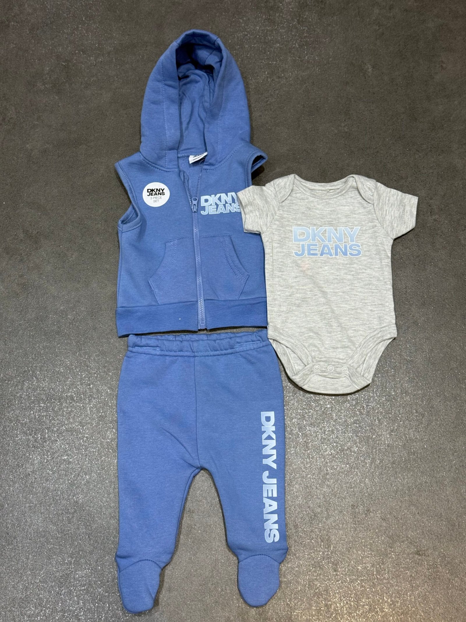 img_9812 DKNY Jeans 3-Piece Baby Outfit Set - Image 1
