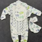 5-Piece Watercolour Dinosaur Baby Gift Set