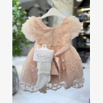 Girls Floral Embroidered Tulle - Image 4