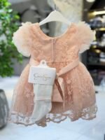 Girls Floral Embroidered Tulle - Image 4