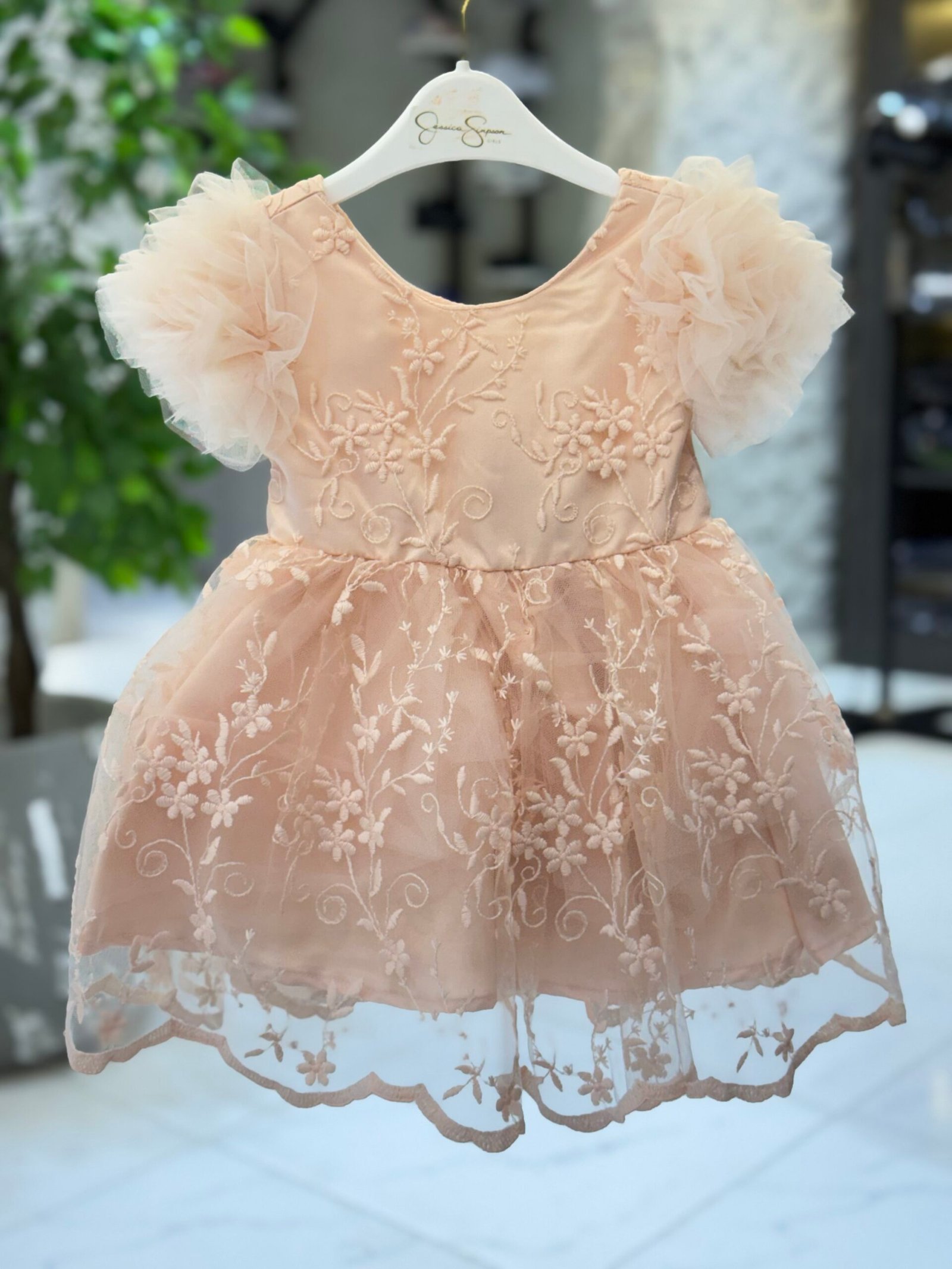 img_1105-3 Girls Floral Embroidered Tulle - Image 1