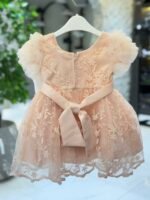Girls Floral Embroidered Tulle - Image 2