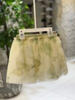 Toddler Girl Green Butterfly 3PC Dress & Wings Set - Image 4