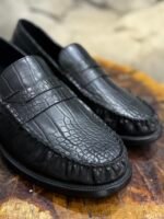 CROC EMBOSSED PENNY LOAFERS - Image 2