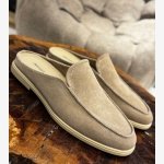 LEATHER MULE LOAFERS