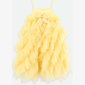 ANGEL’s FACE- Cascade Waterfall Tulle Strappy Dress