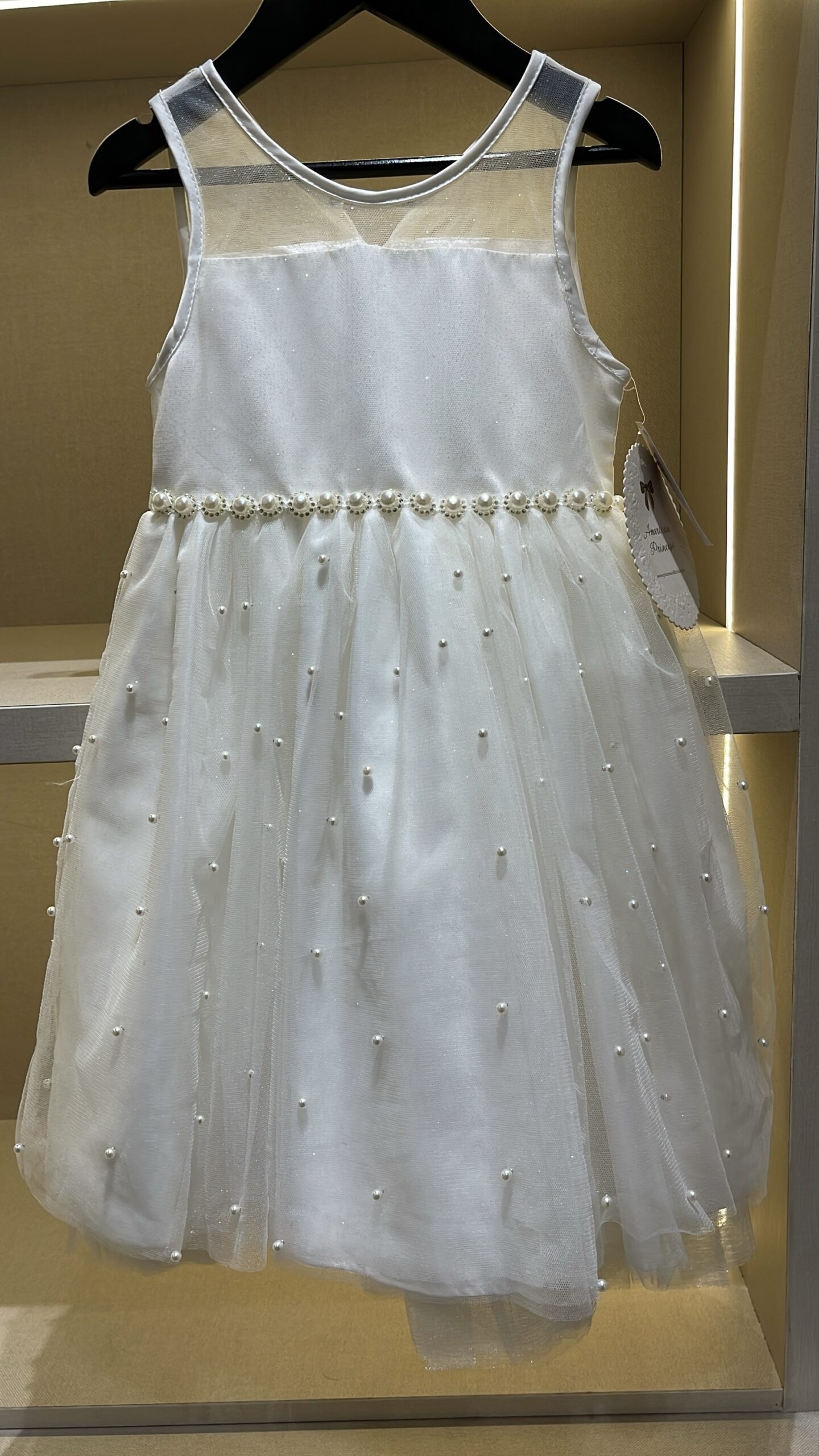 img_4828-2 American Princess: Elegant Pearl Princess Gown. - Image 1