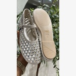 Zara: Embellished Cut-Out Ballet Flats - Image 3