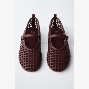 Zara: Cut-out Ballet Flat