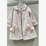 Blueberi Boulevard Baby Girls’ Houndstooth Coat & Dress – 2-Piece Set - Image 5