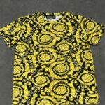 Versace Barocco print cotton t-shirt