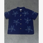Zara Kids Embroidered Star Seersucker Shirt