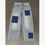 ZARA Patched Loose Fit Jeans.