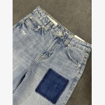 ZARA Patched Loose Fit Jeans. - Image 3