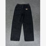 Washed Black Barrel Leg Jeans - Image 2