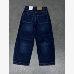 High-Waisted Indigo Barrel Leg Jeans - Image 2