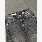 Zara Grey High-Waisted Barrel Balloon Jeans - Image 3
