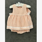 Catherine Malandrino baby girl dress and bloomer set