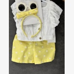 4-Piece Baby Girl Summer Set.