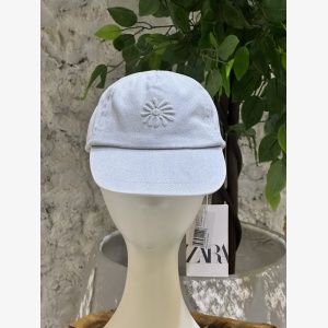 Zara Kids embroidered denim baseball cap