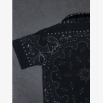 Short Sleeve Paisley Border Shirt - Image 4