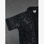 Short Sleeve Paisley Border Shirt - Image 3