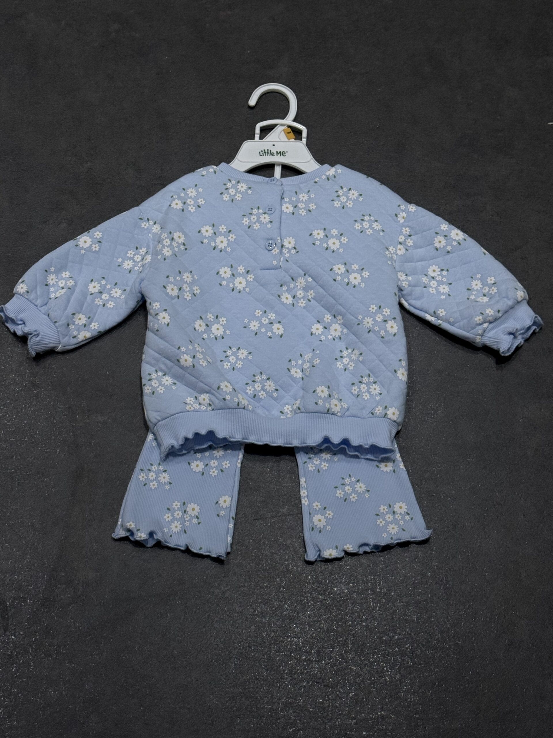 img_3387 Floral Quilted Sweatshirt & Leggings 2-Piece Set - Image 1
