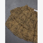 Tiered  leopard print ruffle skirt - Image 2
