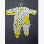 Unisex newborn dinosaur footie sleepsuit