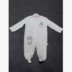 Infant Starry Bear Footed Onesie