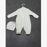 Newborn baby romper and hat set - Image 2